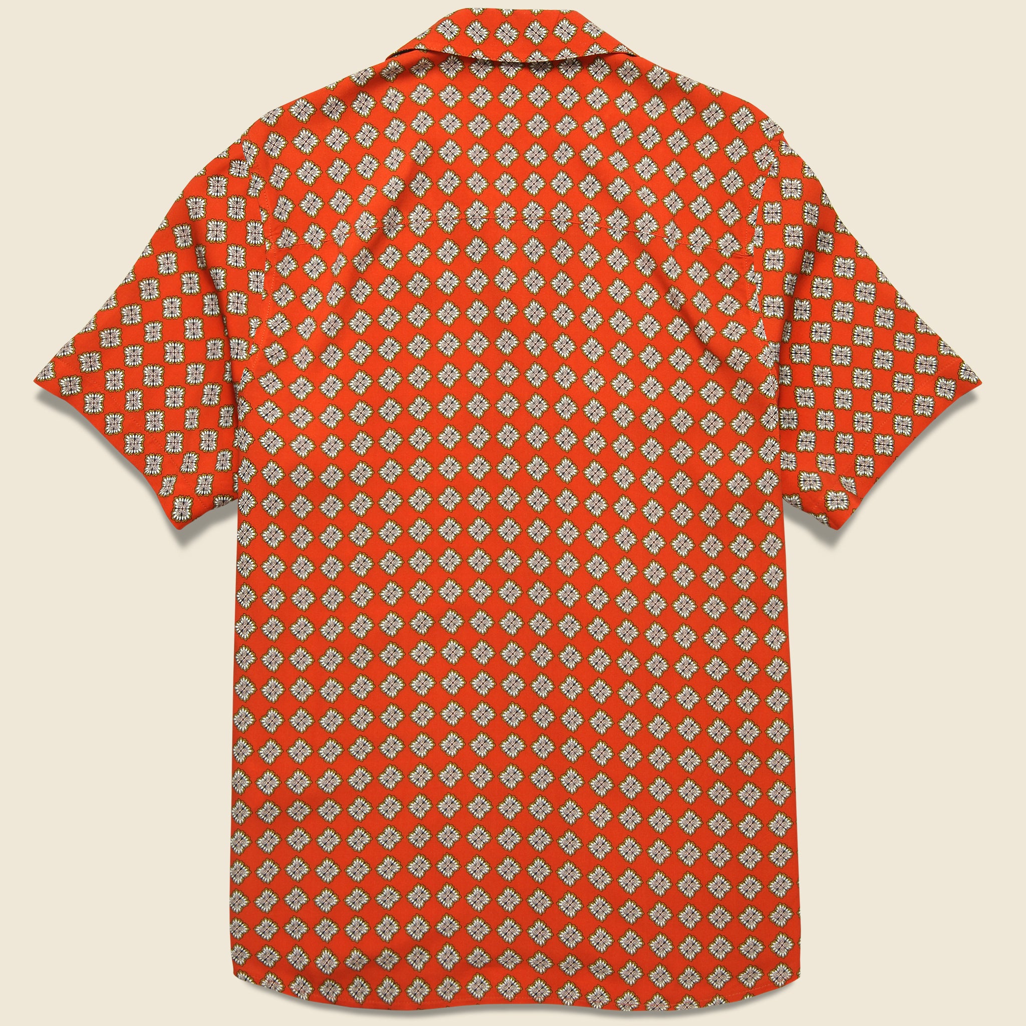 Wax London, Didcot Shirt - Amalfi Red