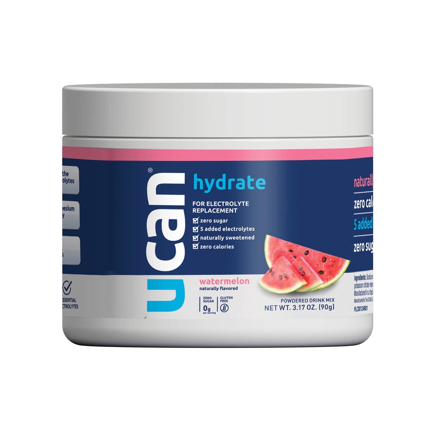 Generation UCAN, Drink Mix Tub - Hydrate - Watermelon