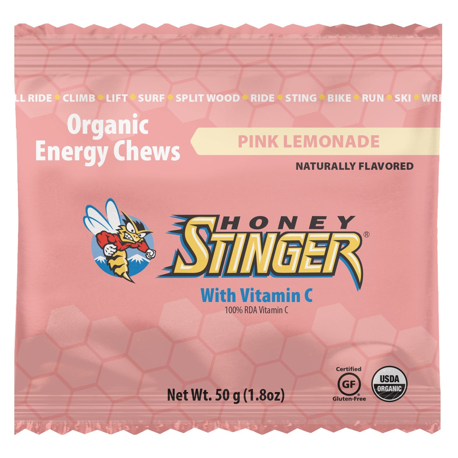 Honey Stinger, Energy Chews - Pink Lemonade