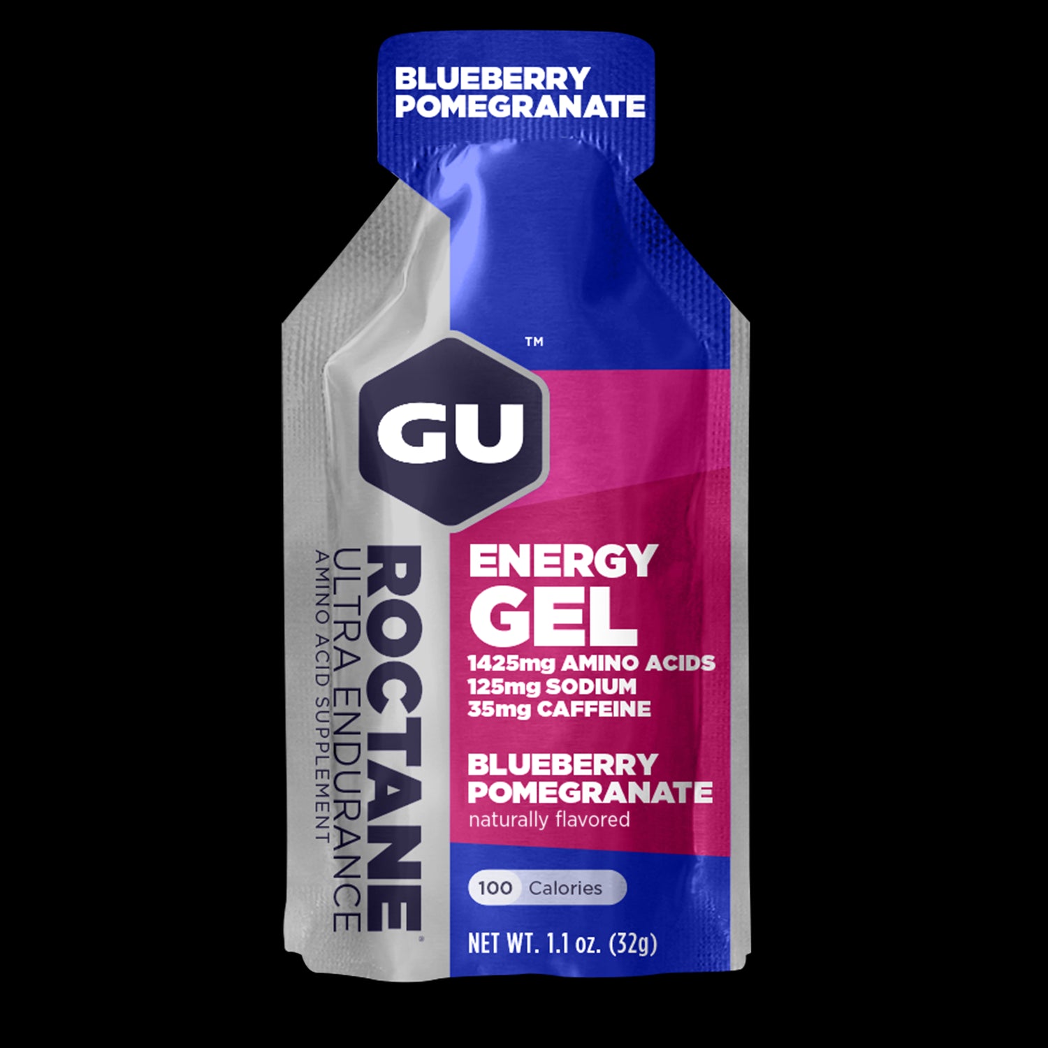 GU, Energy Gel - Blueberry Pomegranate Roctane