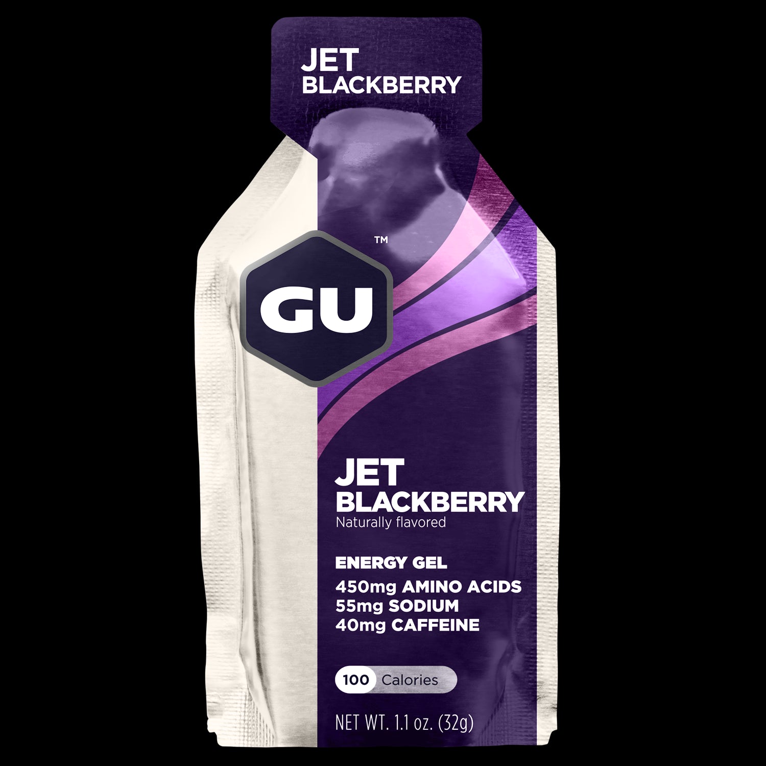 GU, Energy Gel - Jet Blackberry