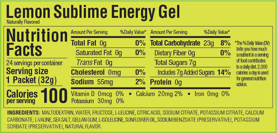 GU, Energy Gel - Lemon Sublime