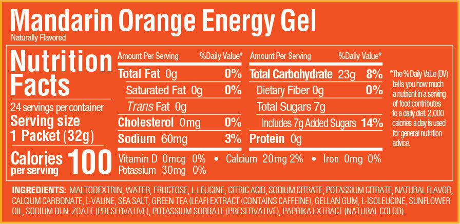 GU, Energy Gel - Mandarin Orange