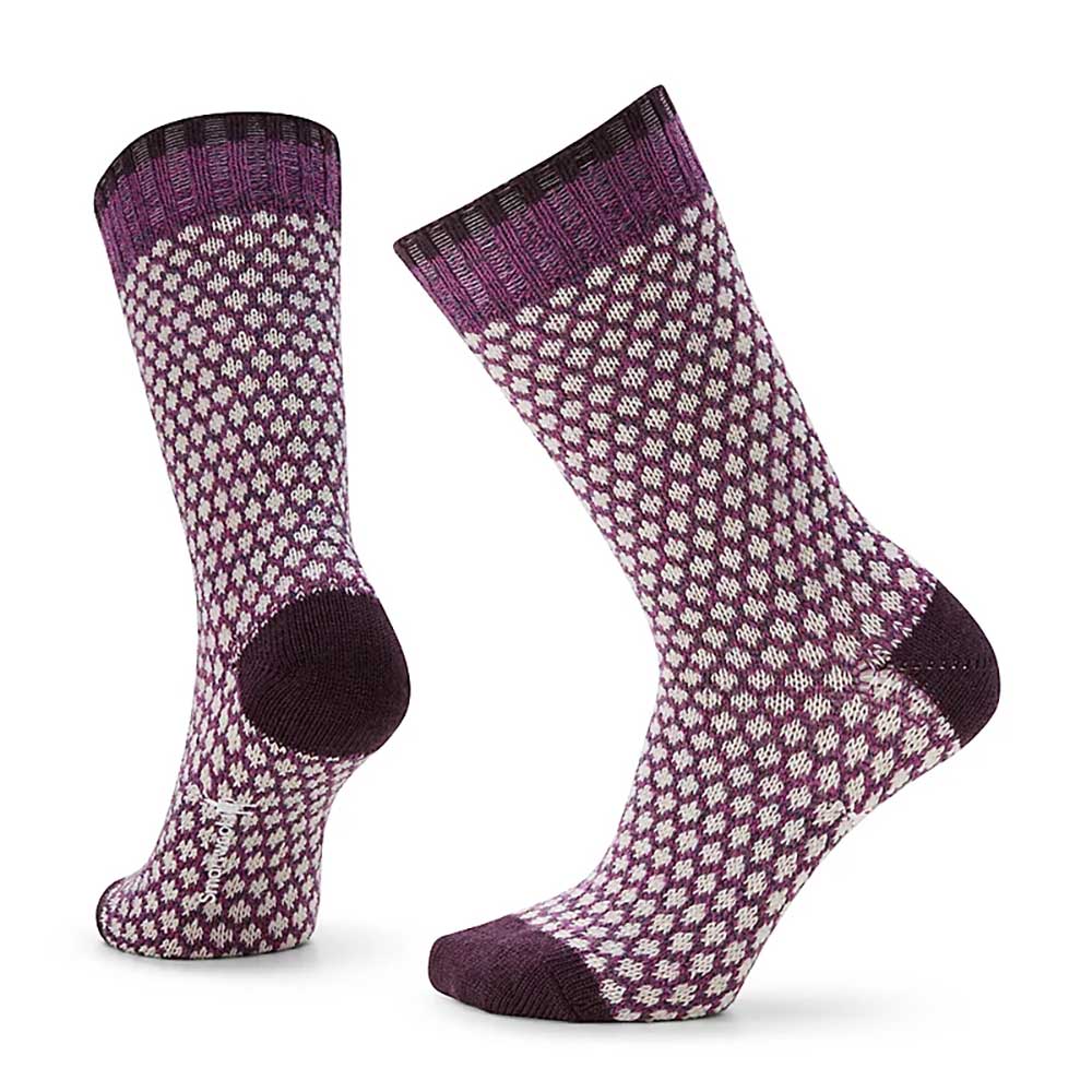 Smartwool, Everyday Popcorn Polka Dot Crew Socks - Twilight Blue