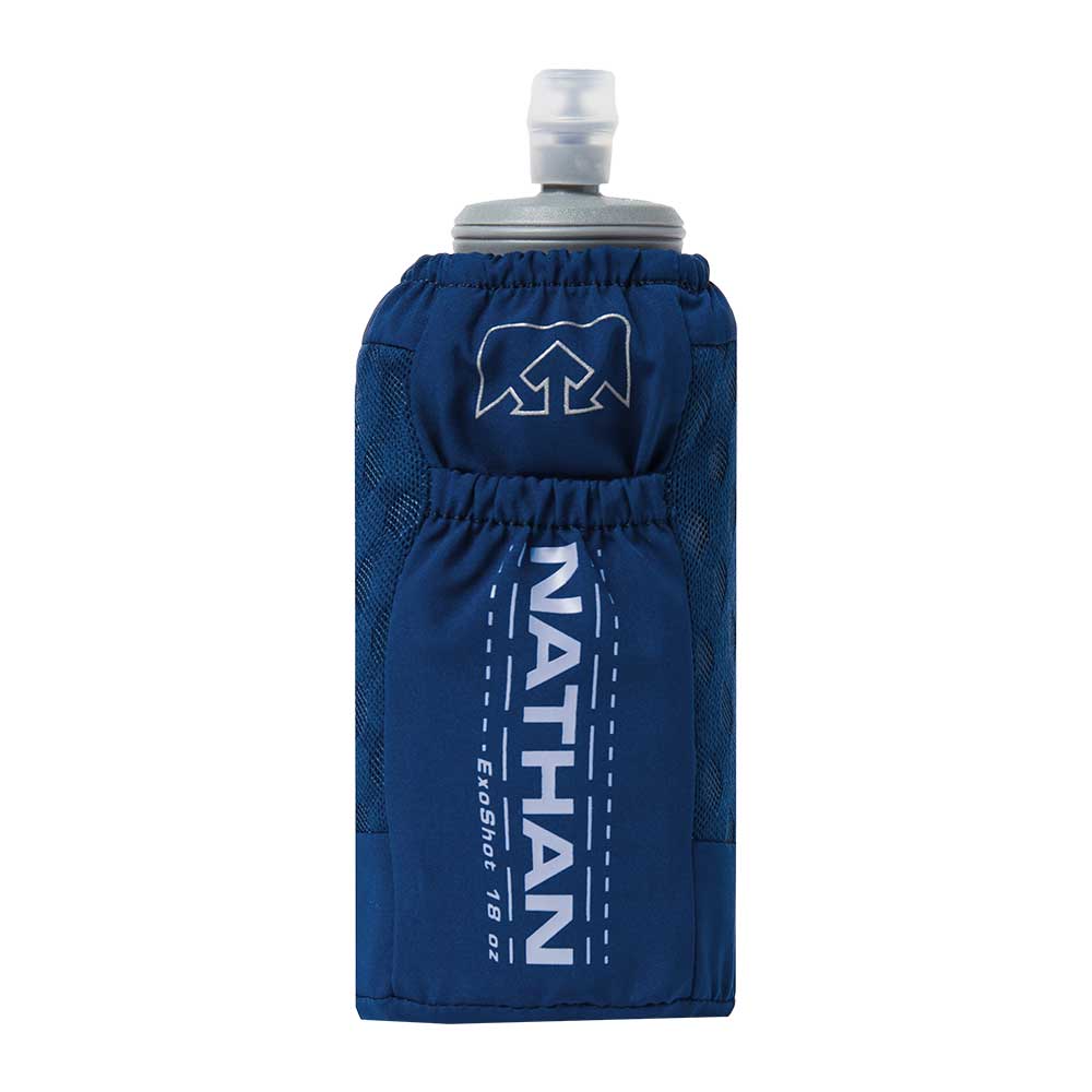 Nathan, ExoDraw 2.0 (18oz) Handheld Water Bottle - Estate Blue/Periwinkle