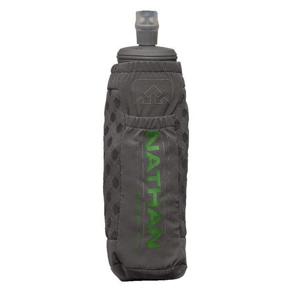 Nathan, ExoShot 2.0 14oz Handheld Bottle - Castlerock/Classic Green