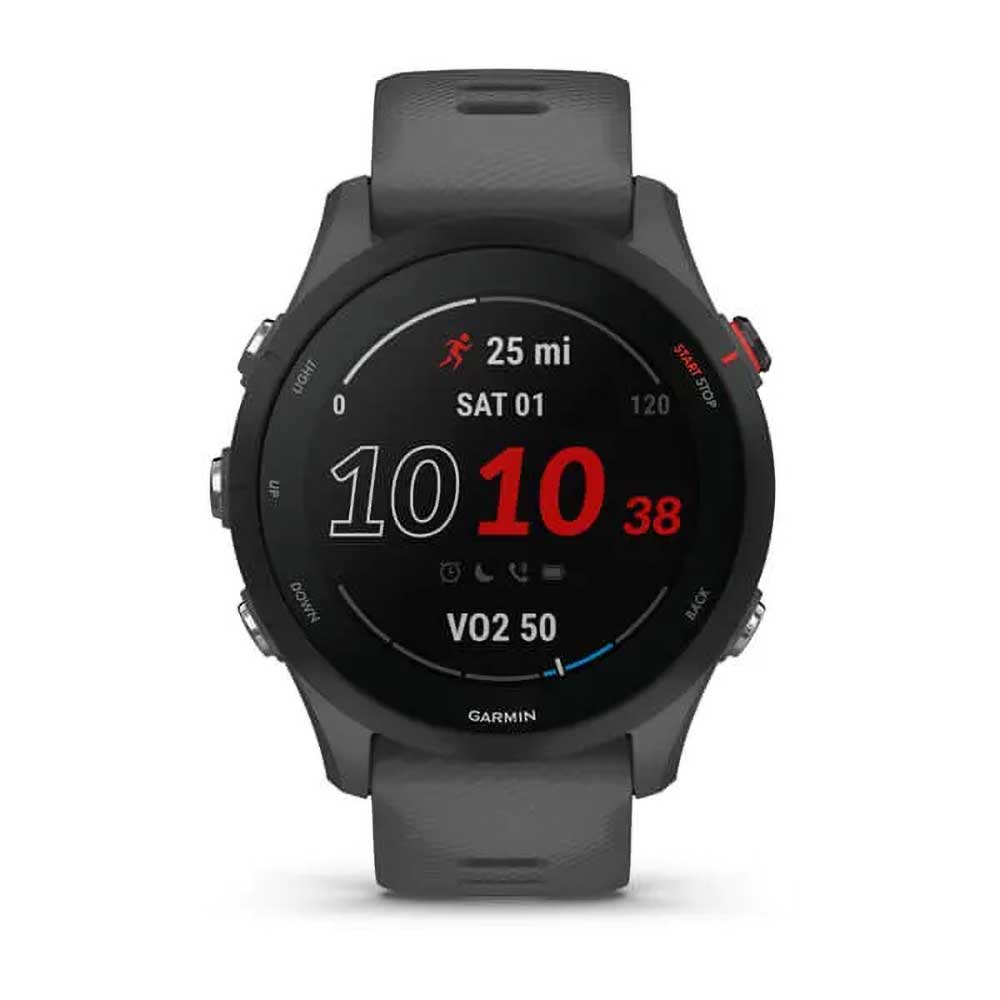 Garmin, Forerunner 255 GPS Running Smartwatch- Non Music — Slate Grey