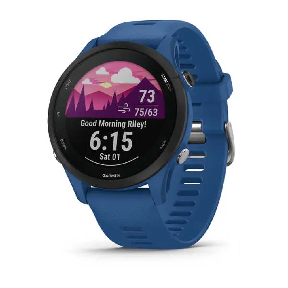 Garmin, Forerunner 255 GPS Running Smartwatch - Non Music — Tidal Blue