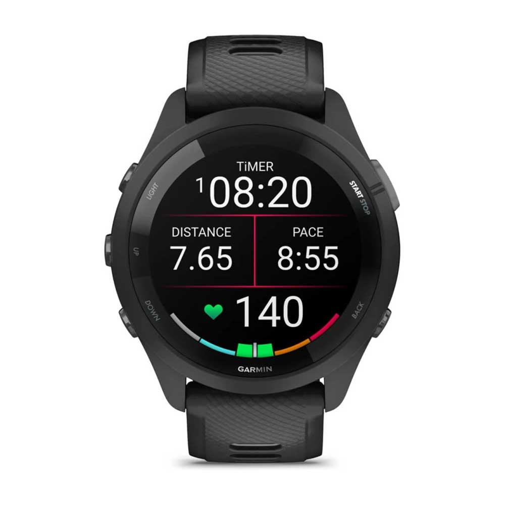 Garmin, Forerunner 265 Watch - Black/Powder Gray