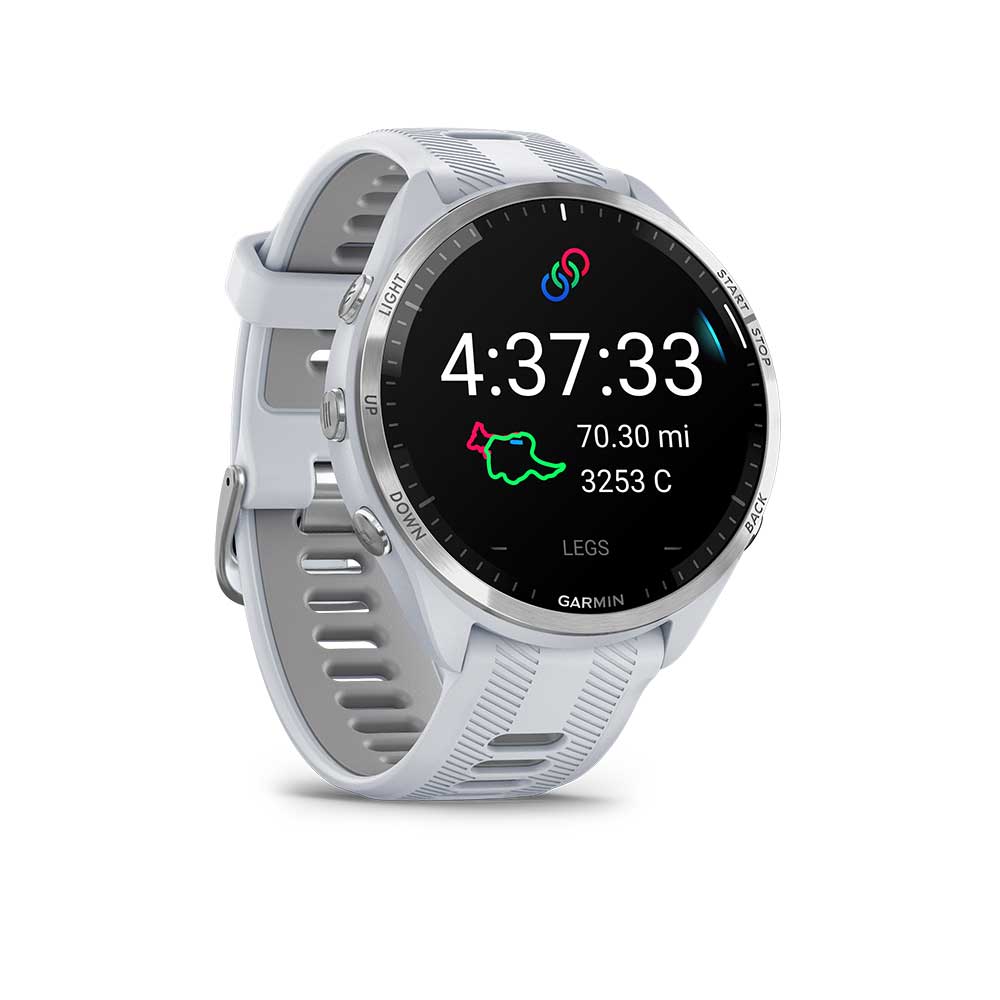 Garmin, Forerunner 965 Running Watch - Whitestone/Powder Gray