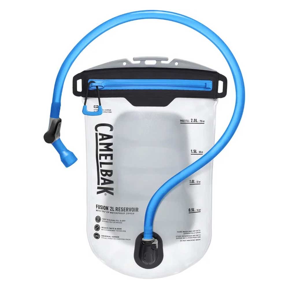 CamelBak, Fusion 2L Reservoir with Tru Zip Waterproof Zipper - Clear