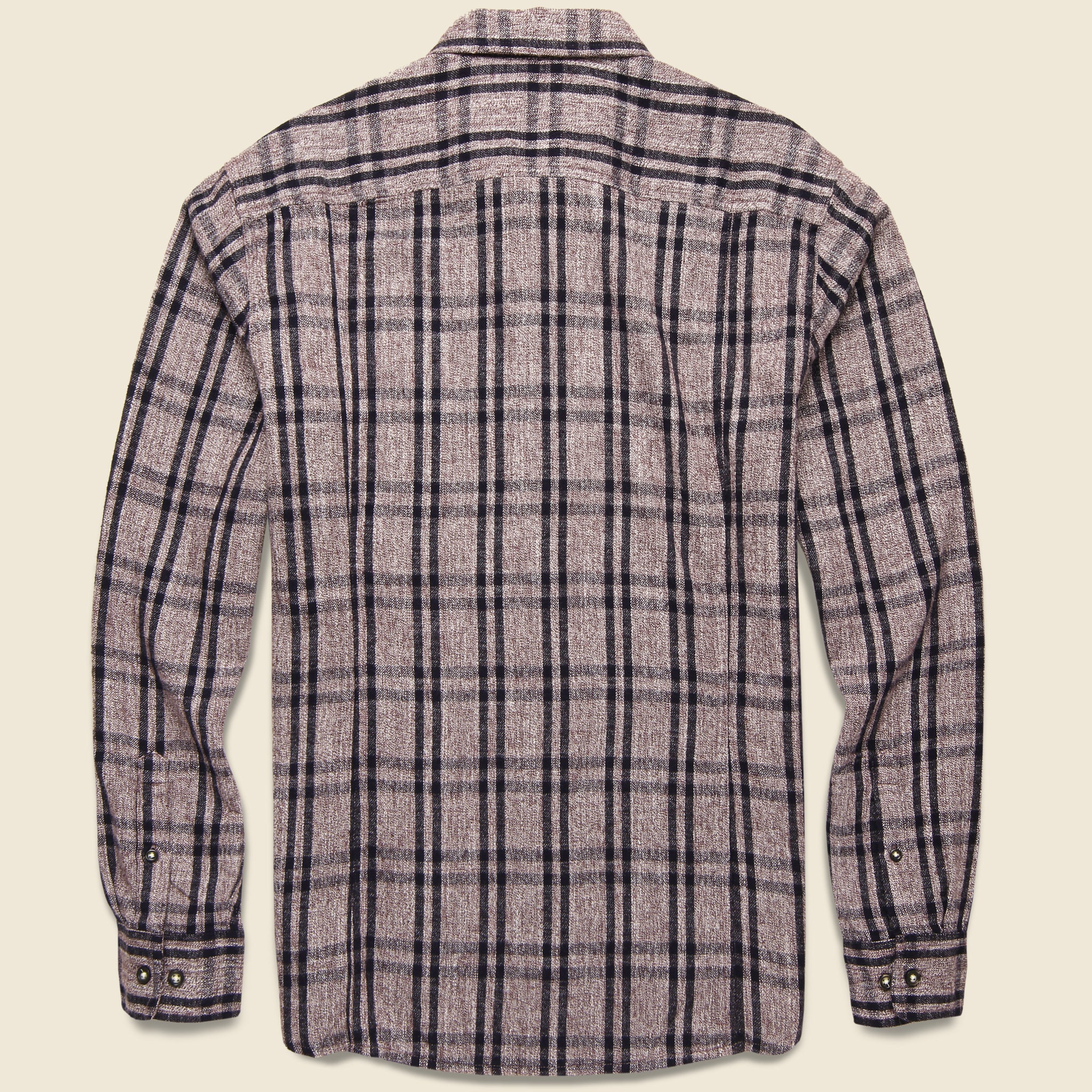 Corridor, Grindle Flannel Check Shirt - Raisin