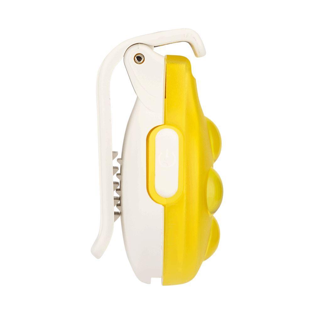 Nathan, HyberBrite Orb LED Clip-On Light - Vibrant Yellow/White