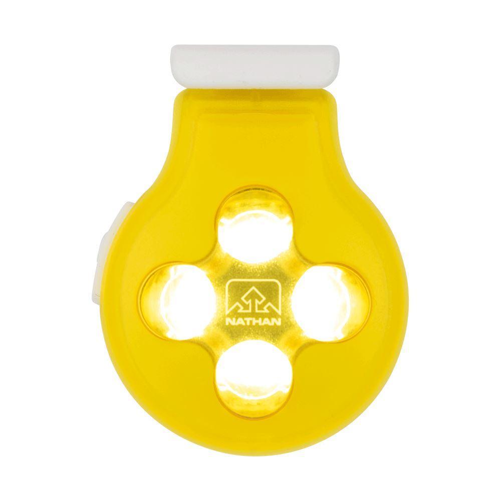 Nathan, HyberBrite Orb LED Clip-On Light - Vibrant Yellow/White