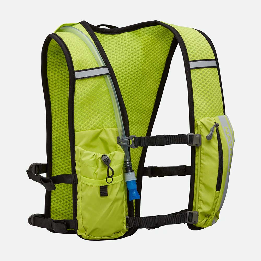 Nathan, HyperNight QuickStart 2.0 4L Hydration Pack - Hi Vis Yellow/Geo Print