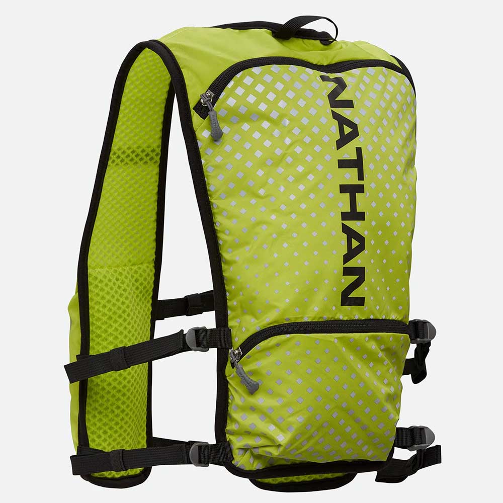 Nathan, HyperNight QuickStart 2.0 4L Hydration Pack - Hi Vis Yellow/Geo Print