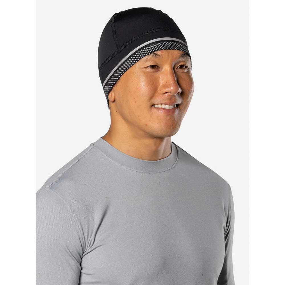 Nathan, HyperNight Reflective Beanie - Black/Geo Print