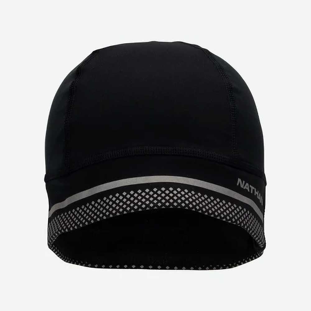 Nathan, HyperNight Reflective Beanie - Black/Geo Print