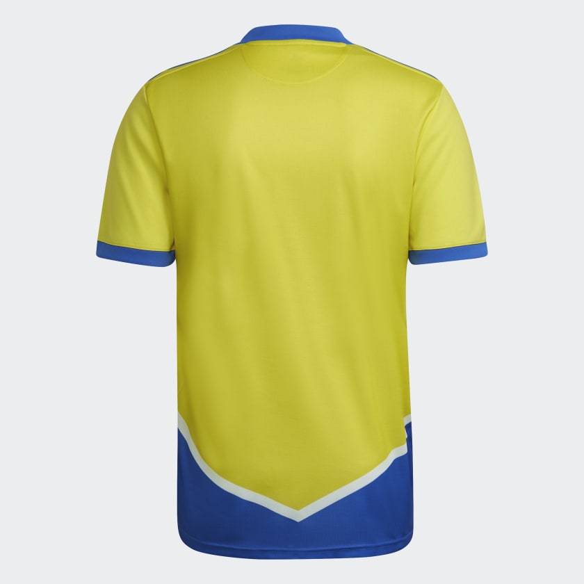 adidas, Juventes 21/22 3rd Jersey - Shock Yellow/Hi Res Blue