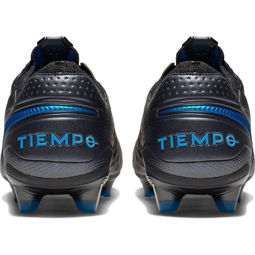 Nike, Legend 8 Elite FG Soccer Boots - Black/Black/Blue Hero