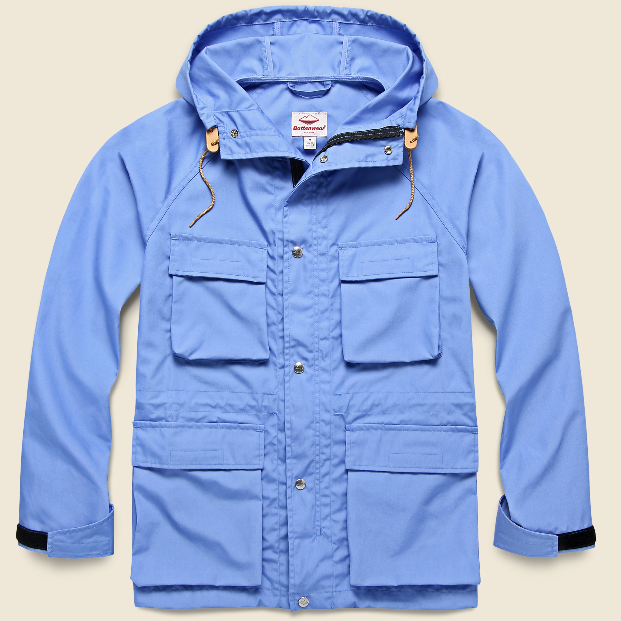 Battenwear, Light Shell Parka - Candy Blue