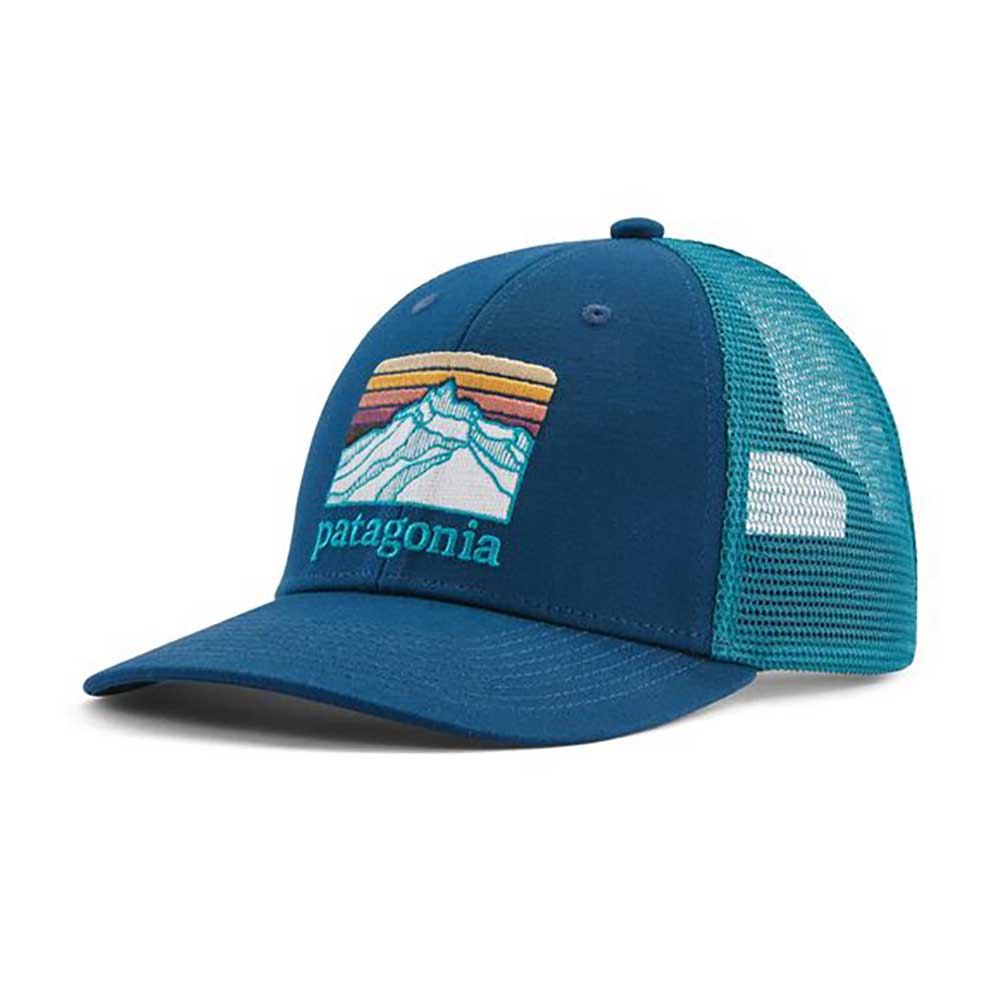 Patagonia, Line Logo Ridge LoPro Trucker Hat - Lagom Blue