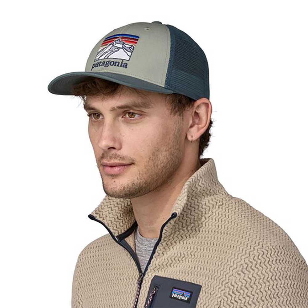 Patagonia, Line Logo Ridge LoPro Trucker Hat - Sleet Green