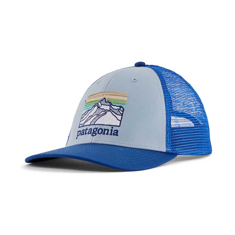 Patagonia, Line Logo Ridge LoPro Trucker Hat - Steam Blue