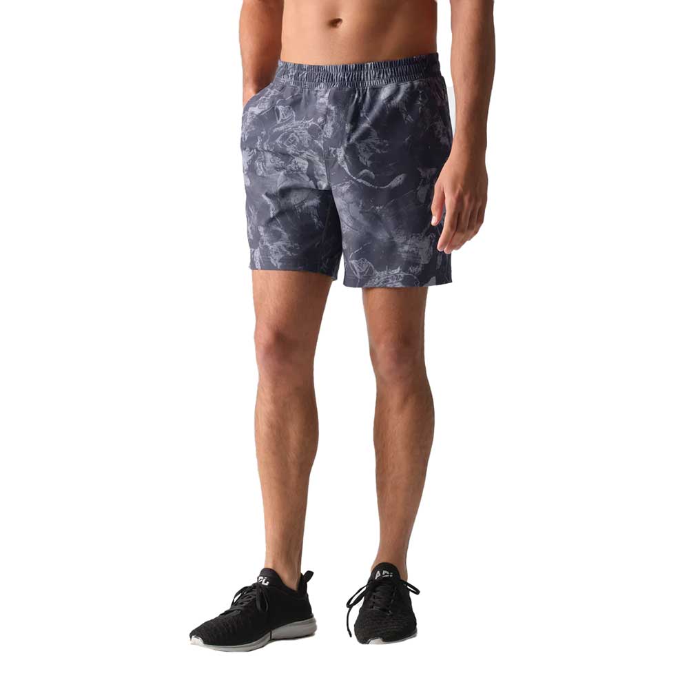 Rhone Apparel, Mako Short 7" Unlined - Asphalt Marble Print