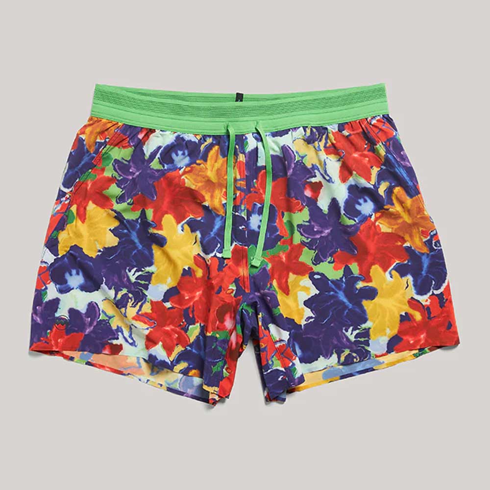 Janji, Men's 5in AFO Middle Short - Primary Floral Collage