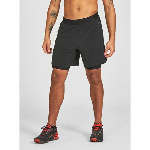 Janji, Men's 7" AFO Traverse 2-in-1 Running Short - Midnight