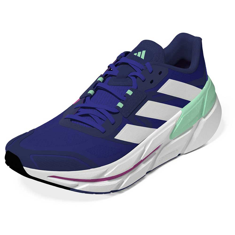 adidas, Men's ADISTAR CS Running Shoe - Lucid Blue/Ftwr White/Pulse Mint - Regular (D)