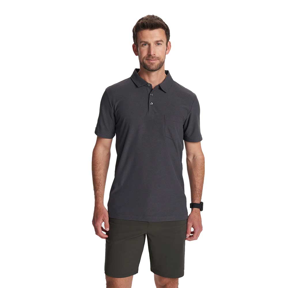 Vuori, Men's Ace Polo Shirt - Charcoal