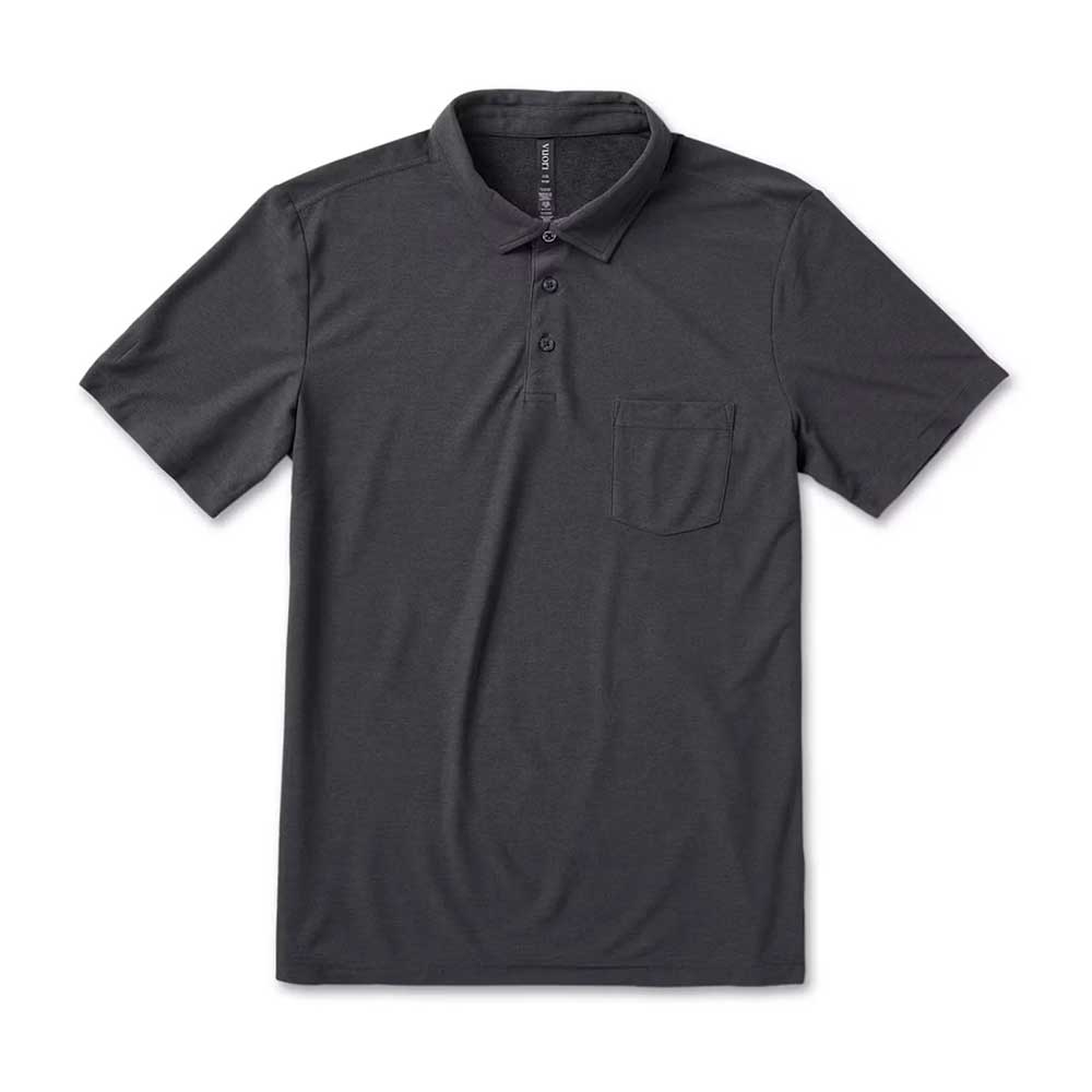 Vuori, Men's Ace Polo Shirt - Charcoal