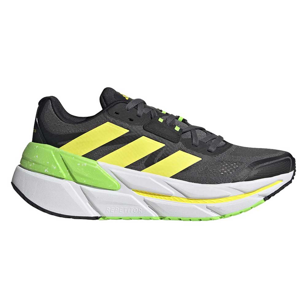 adidas, Men's AdiSTAR CS Running Shoe - Grey Five/Beam Yellow/Solar Green- Regular (D)