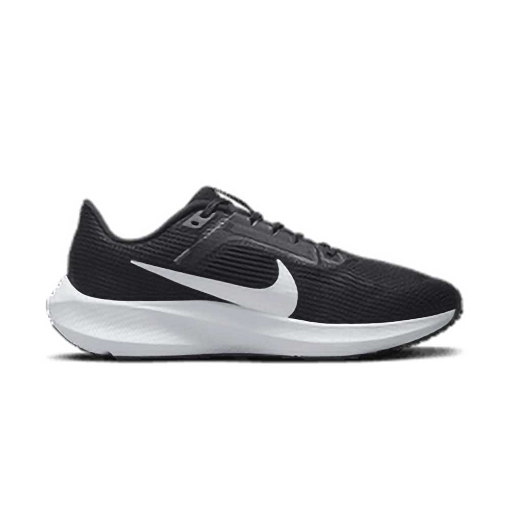 Nike, Men's Air Zoom Pegasus 40 Running Shoe- Black/White/Iron Grey- Regular (D)