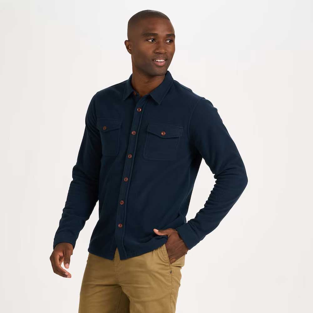 Vuori, Men's Aspen Shirt Jacket - Ink