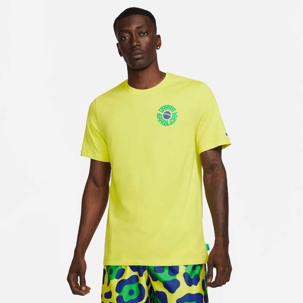 Nike, Men's CBF Voice World Cup 22 Tee - Dynamic Yellow