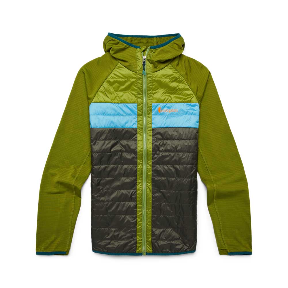 Cotopaxi, Men's Capa Hybrid Insulated Hooded Jacket - Cedar/Iron