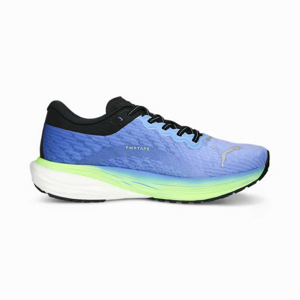 Puma, Men's Deviate Nitro 2 Running Shoe - Royal Sapphire/Elektro Purple - Regular (D)