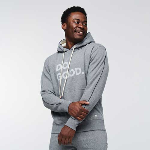 Cotopaxi, Men's Do Good Hoodie - Heather Grey