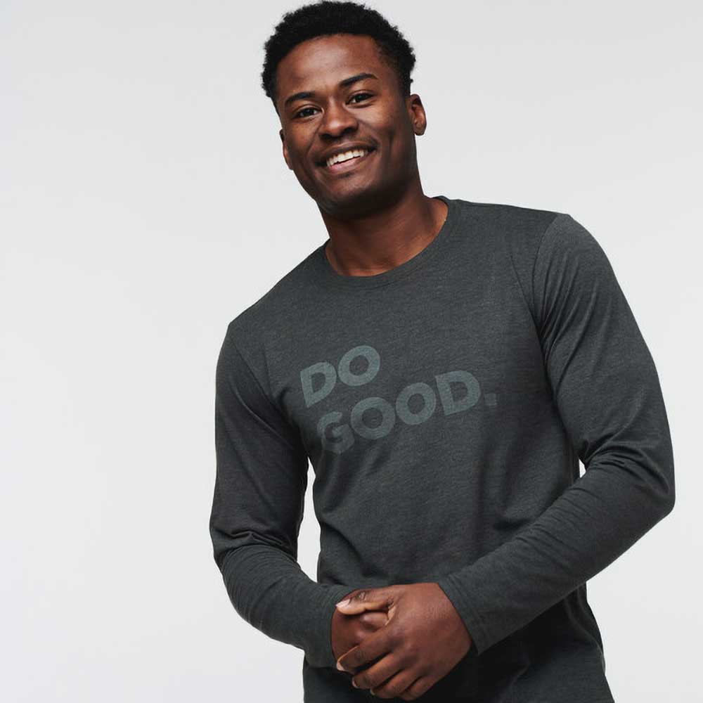 Cotopaxi, Men's Do Good Long-Sleeve T-Shirt - Iron