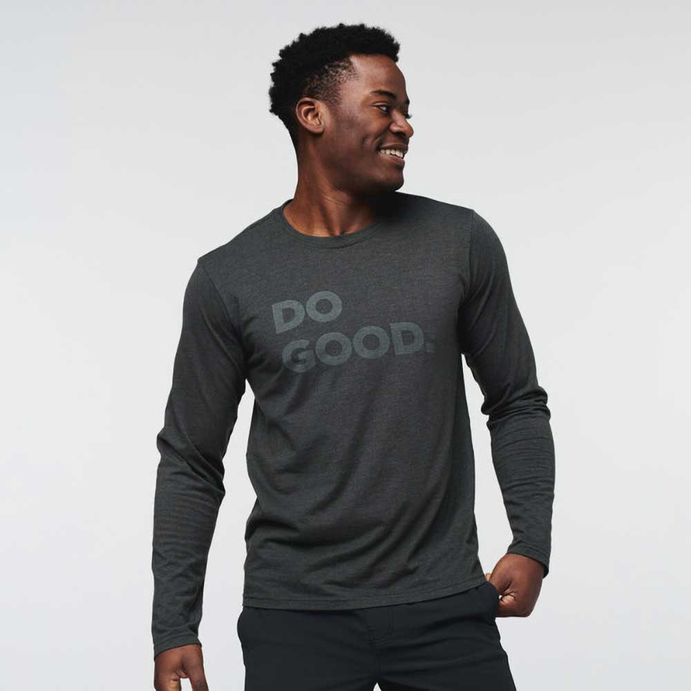 Cotopaxi, Men's Do Good Long-Sleeve T-Shirt - Iron