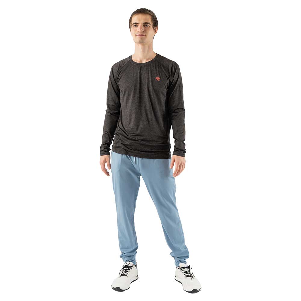 rabbit, Men's EZ Tee LS - Black Coffee