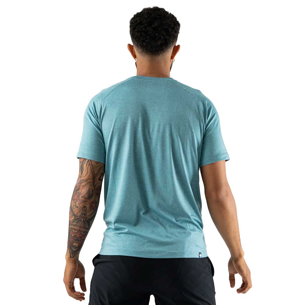 rabbit, Men's EZ Tee SS - Nile Blue Heather