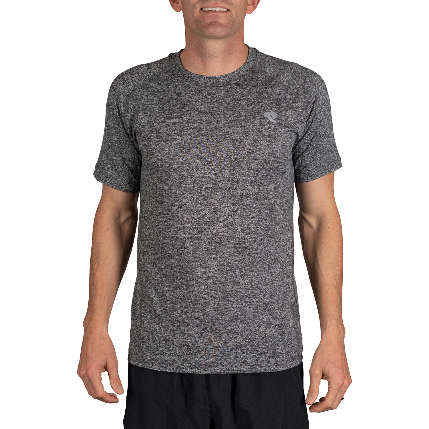 rabbit, Men's EZ Tee Short Sleeve Shirt - Charcoal Heather