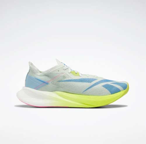 Reebok, Men's Floatride Energy X Running Shoe - Opal Glow / Acid Yellow / Essential Blue- Regular (D)