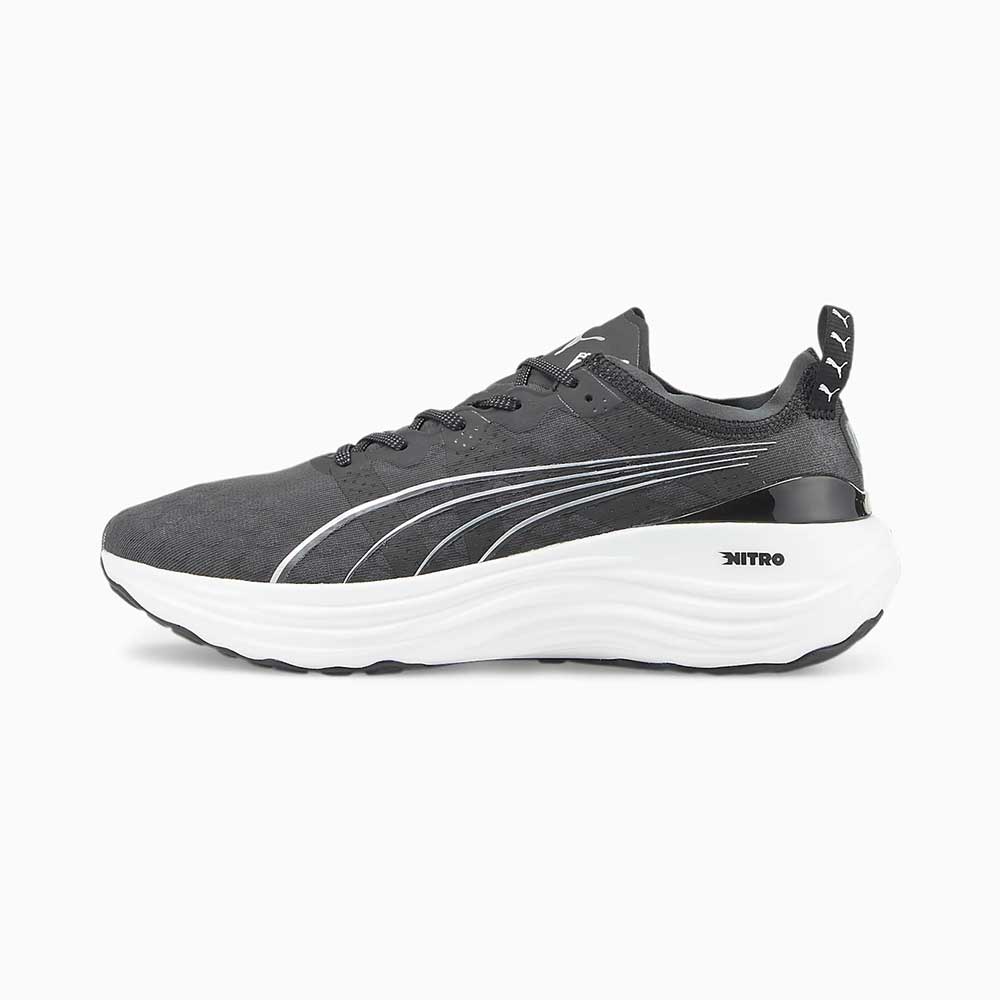 Puma, Men's ForeverRun Nitro Running Shoe - Puma Black- Regular (D)