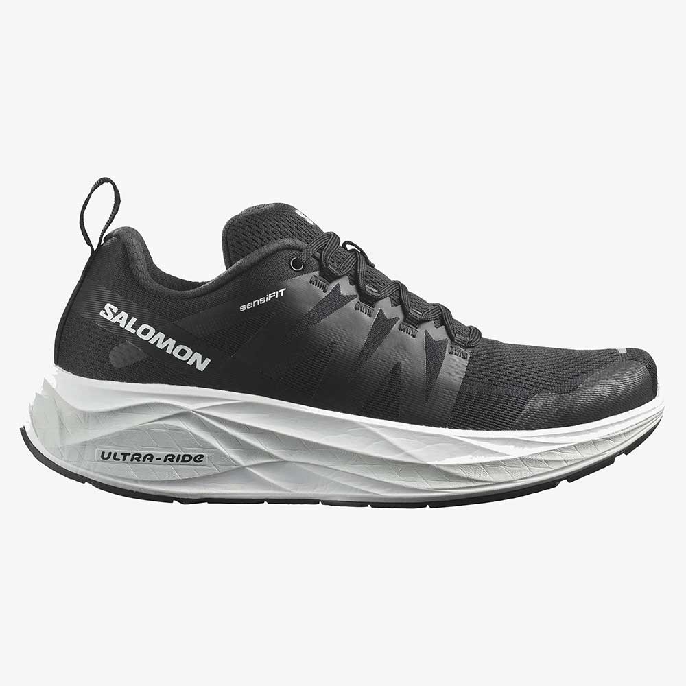 Salomon, Men's Glide Max Running Shoe- Lunar Rock/Black/Tanager Turquoise- Regular (D)