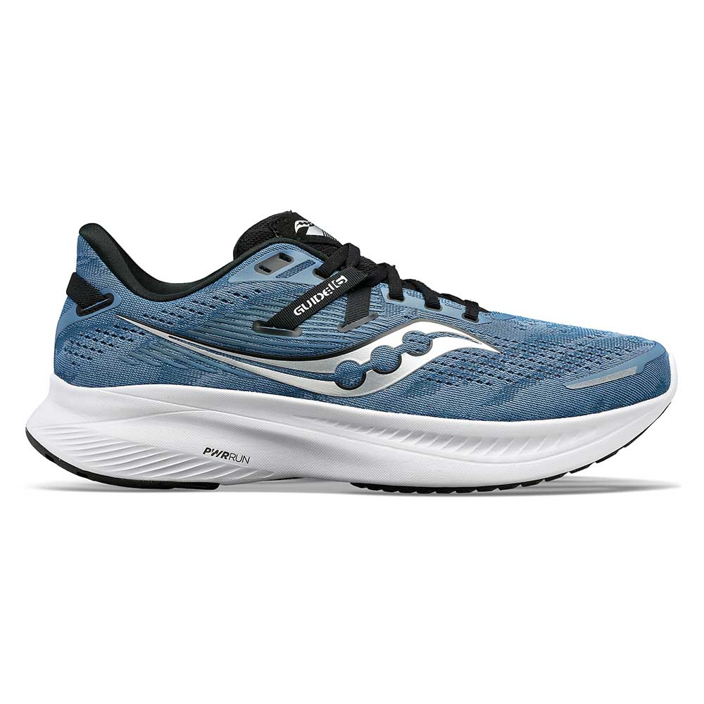 Saucony, Men's Guide 16 Running Shoe - Murk/Black - Regular (D)